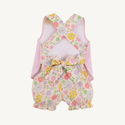 Betsey bow back set - boca grande begonia/pink stripe