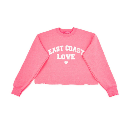 East coast love crop pullover