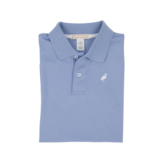 Prim and proper s/s onesie - park city periwinkle