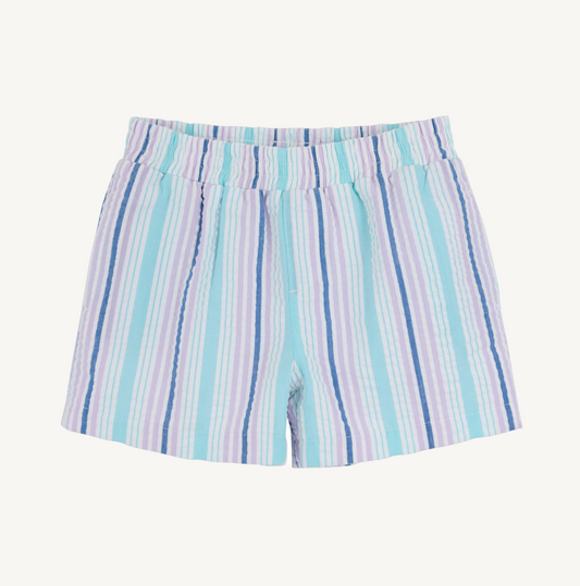 Sheffield shorts - sycamore seersucker stripe