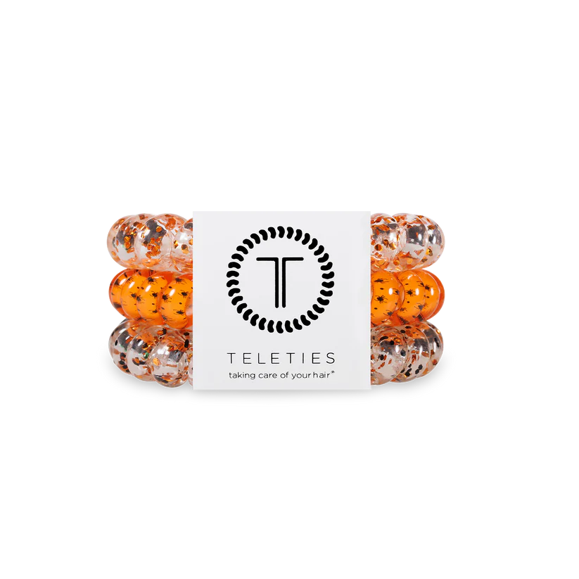 Spooky sparkles large hair ties