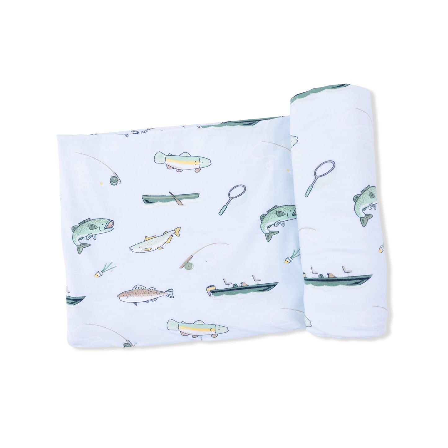 Fishing swaddle blanket