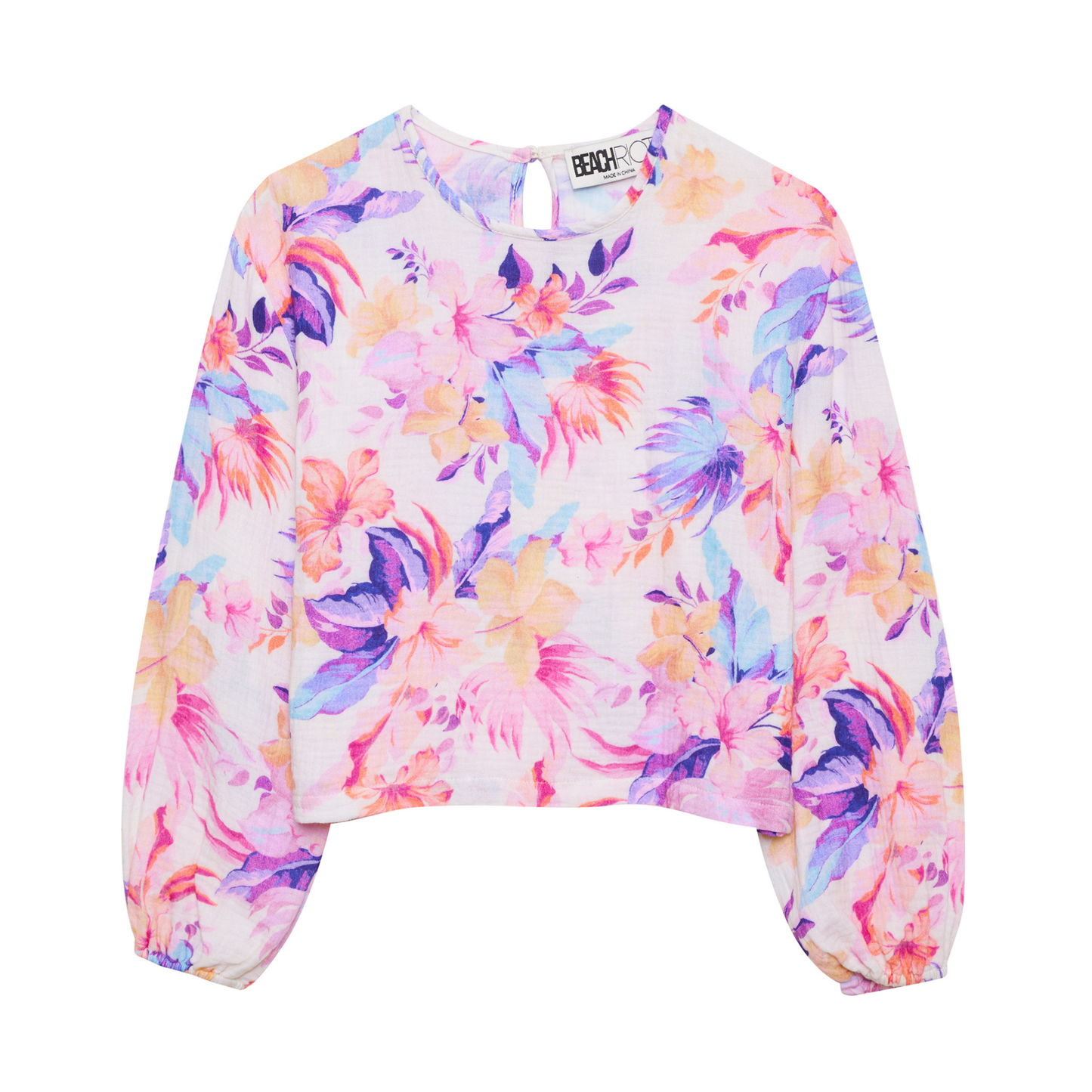 Little collins top - hibiscus garden