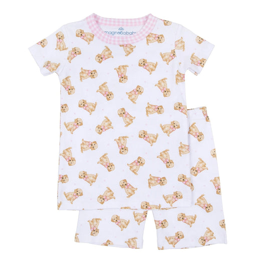 Sweet golden s/s pjs - pink