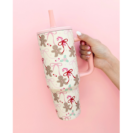 Gingerbread 40oz tumbler
