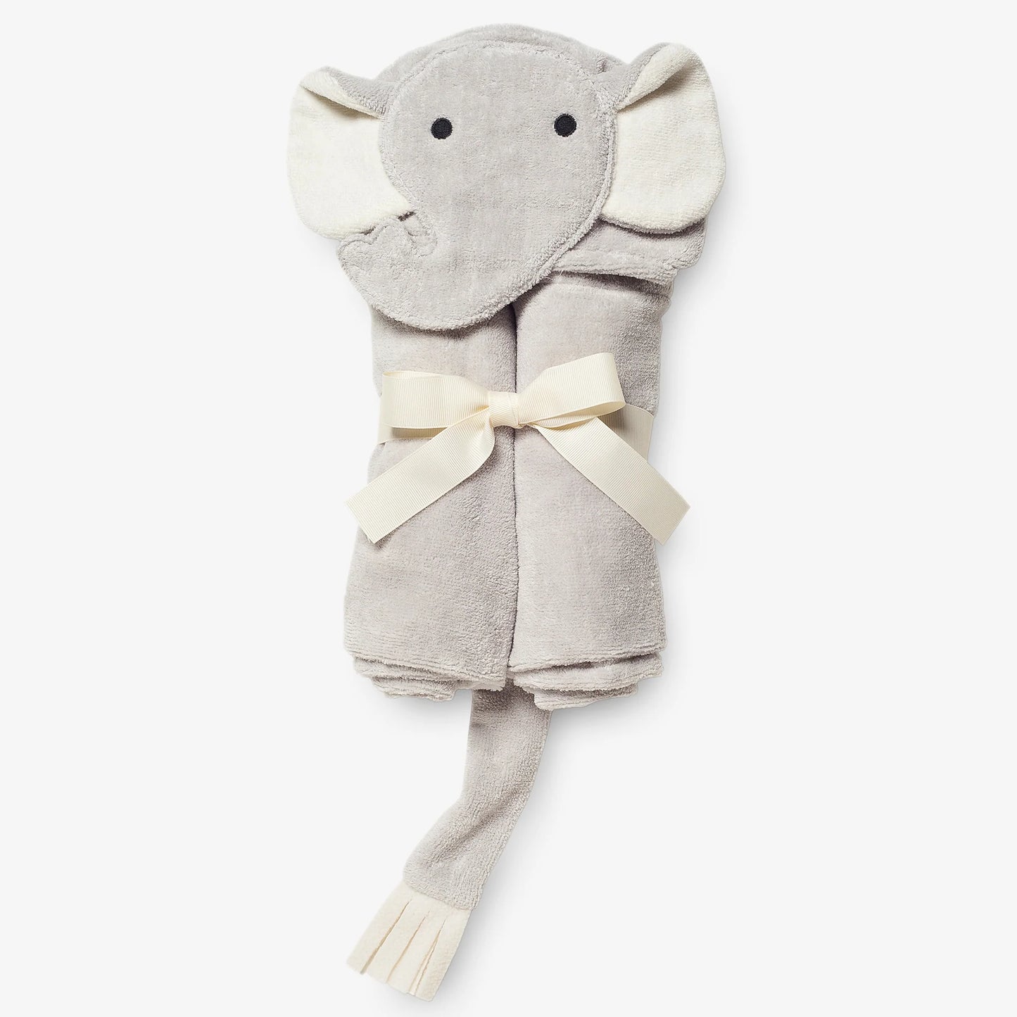Gray elephant bath wrap