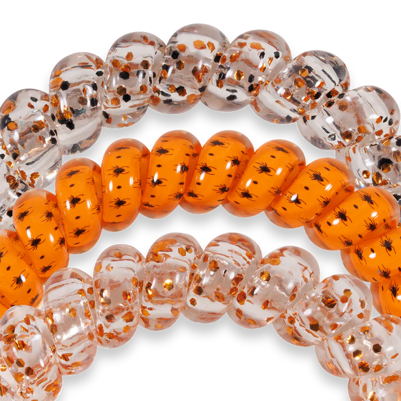 Spooky sparkles large hair ties