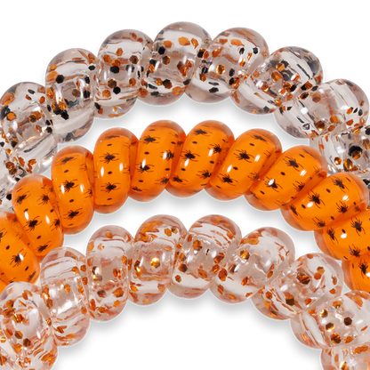 Spooky sparkles large hair ties