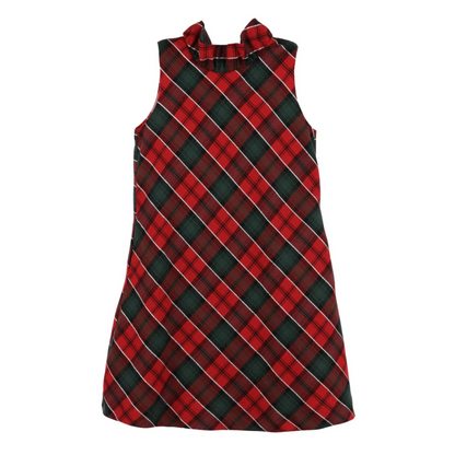 Blair plaid dress - red/green