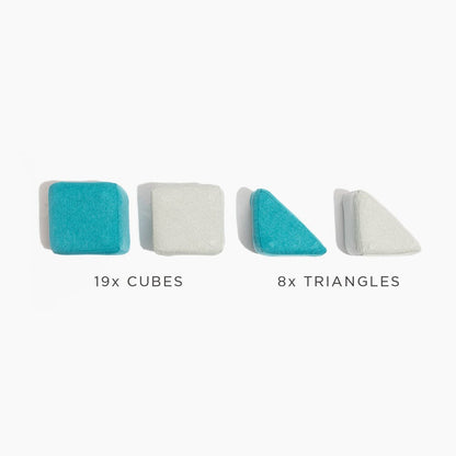 MagnetBlox standard set V2 - blue and gray