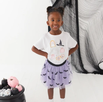 Spooky Girlie Halloween Short Sleeve T-Shirt