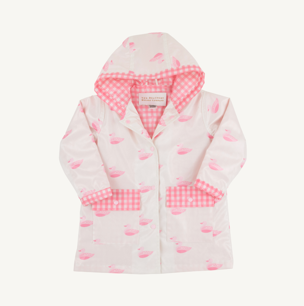 Liquid sunshine slicker - merrimach quack quacks pink