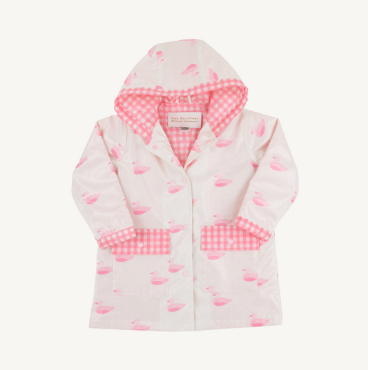 Liquid sunshine slicker - merrimach quack quacks pink