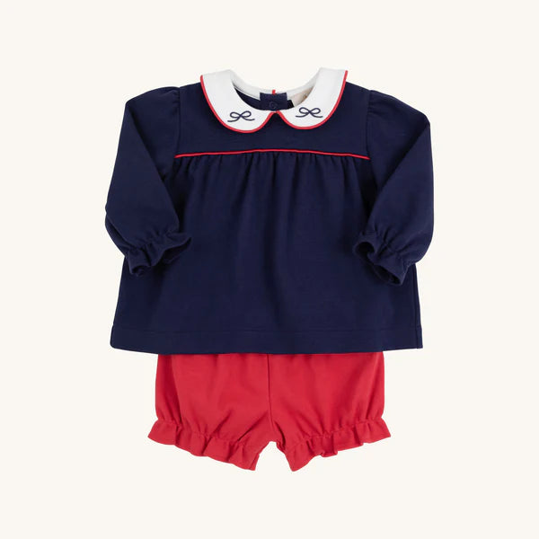 Bon air bloomer set - nantucket navy/richmond dress