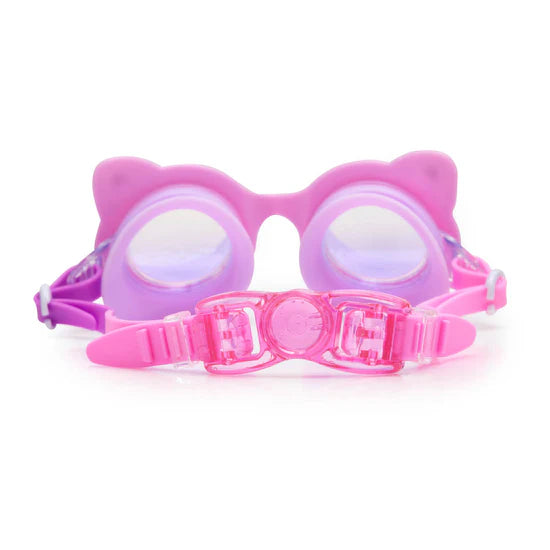 Smitten kitten goggles - paw print pink