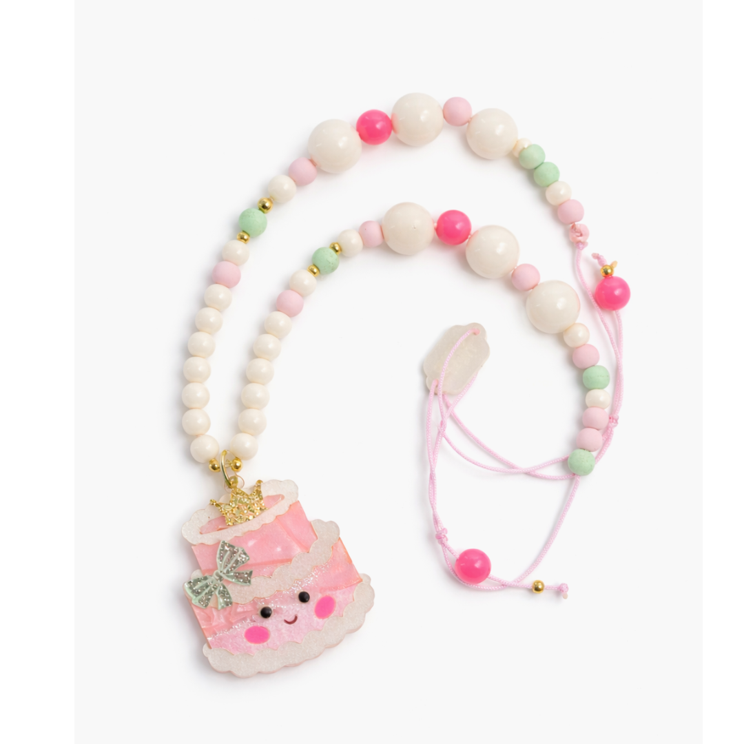 Party cake necklace