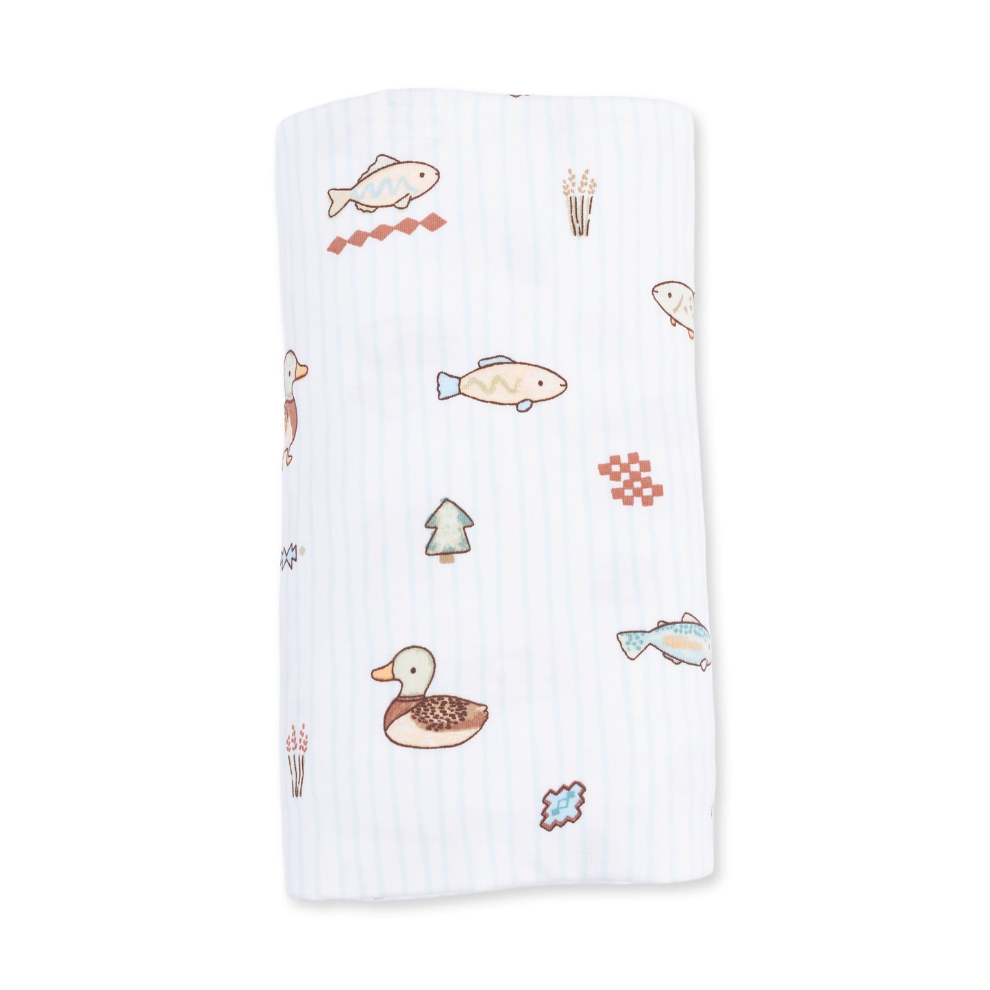 Lake cuties swaddle blanket