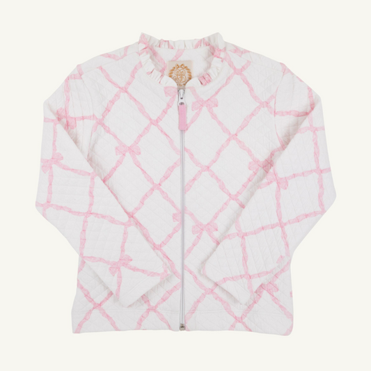Georganna quilted jacket - belle meade bow