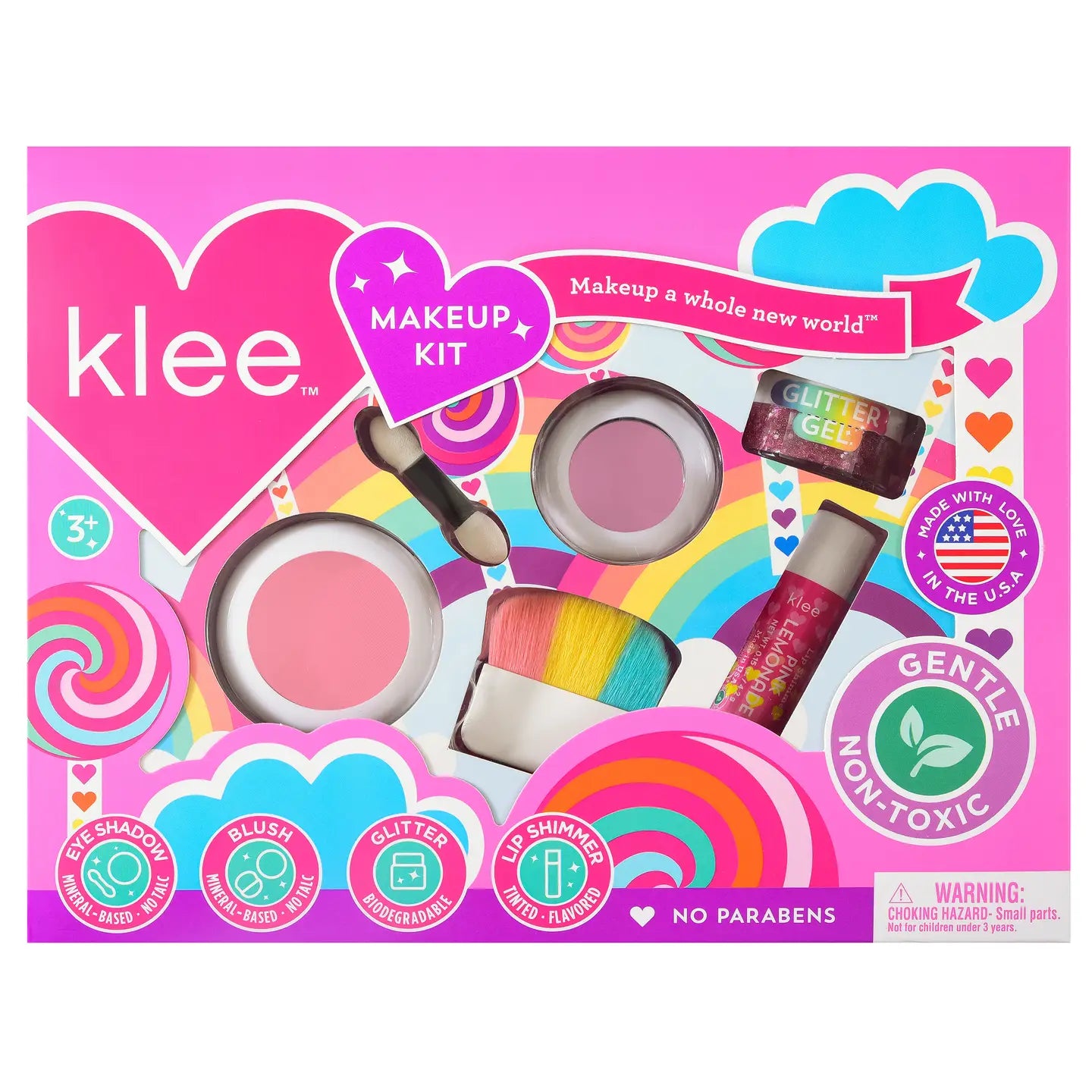 Whirl with it - pinwheel love mineral makeup kit
