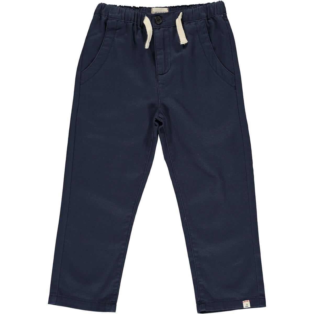 Navy twill pants