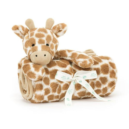 Bashful giraffe blankie