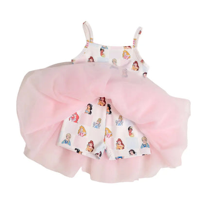 Checkered princess dress