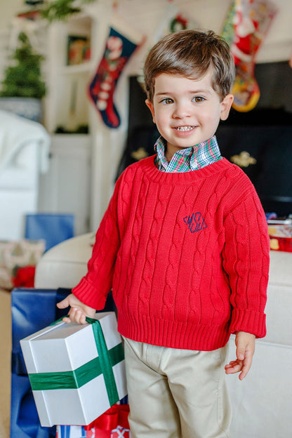 Crawford crewneck - richmond red