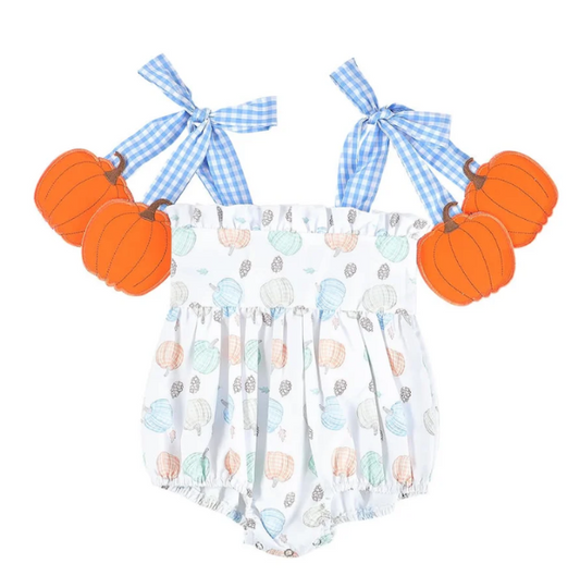 Pumpkin side tie bubble
