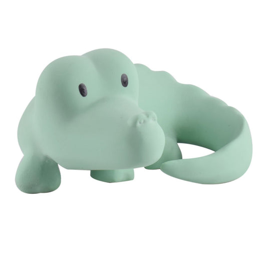 Crocodile rubber rattle