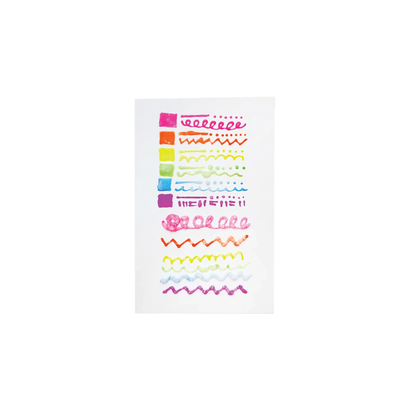 Magic neon puffy pens