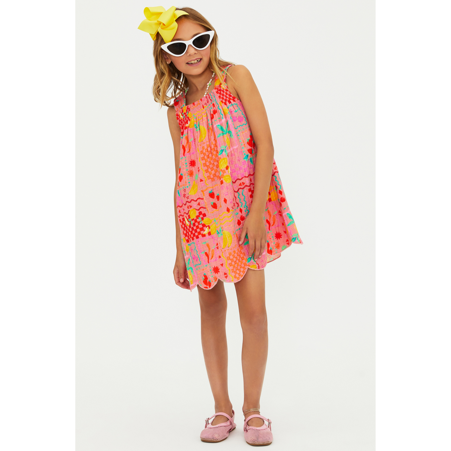 Little selma dress - passion fruit