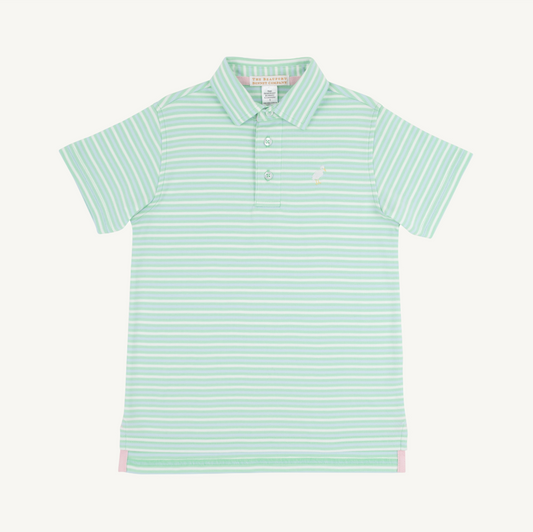 Prim and proper s/s polo - sumner county stripe