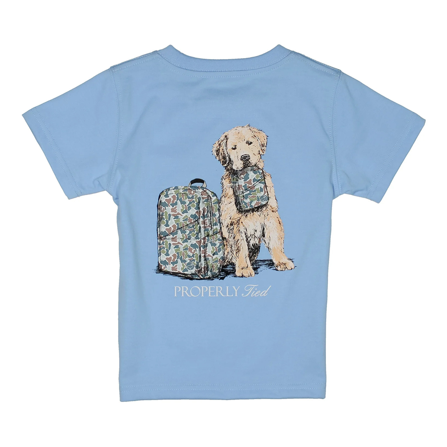 Study buddy s/s tee - light blue