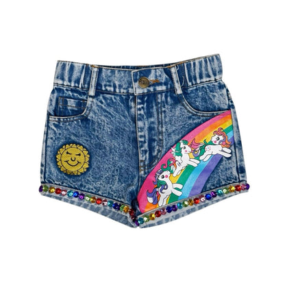 My little pony gem denim shorts