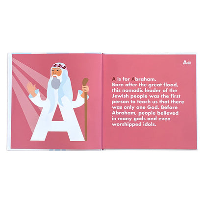 Biblical legends alphabet book
