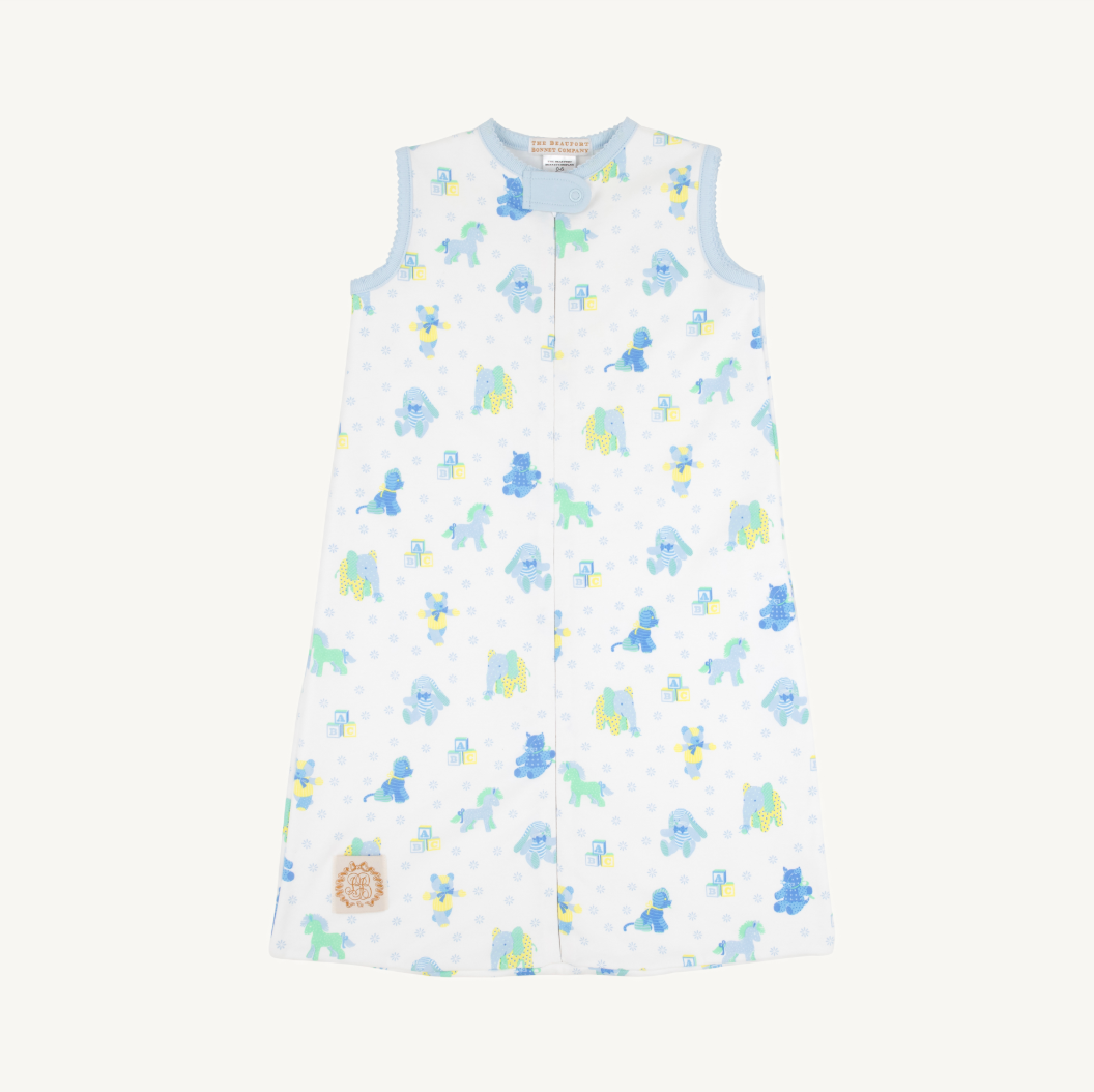 Beddie bye sleep sack - cuddle up cutie blue