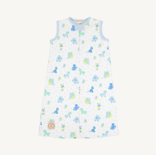 Beddie bye sleep sack - cuddle up cutie blue