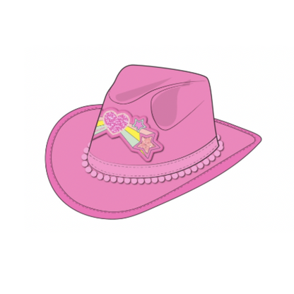 Cowgirl hat - pink