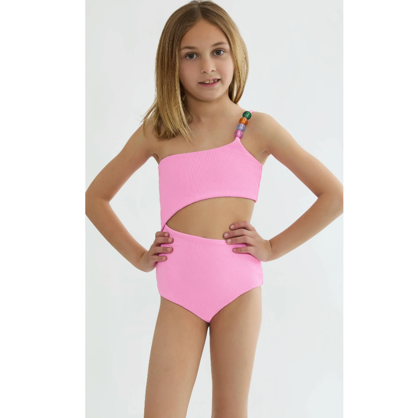 Little brynn one piece - peak pink