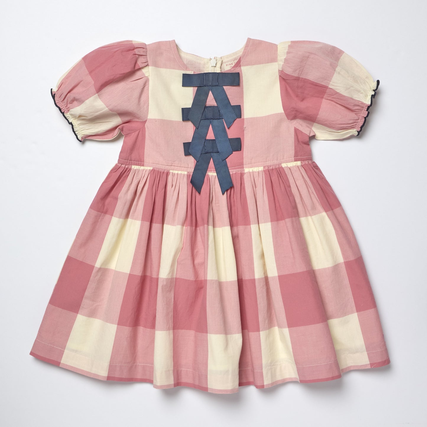 Hermoine dress - pink checks