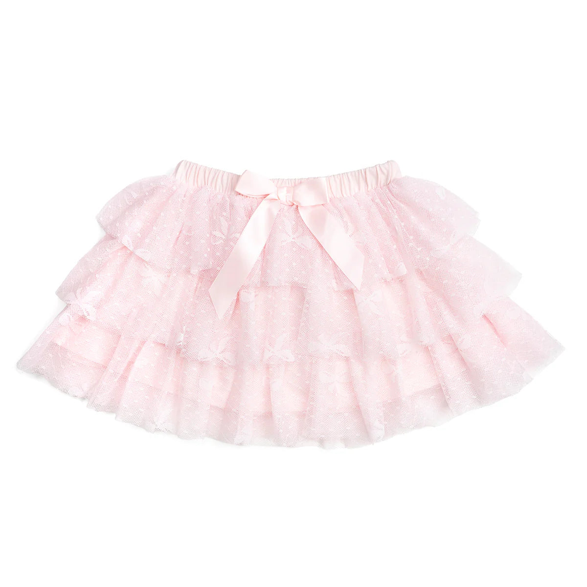 Bow lace tiered tutu