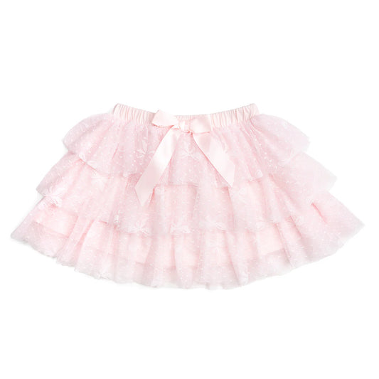 Bow lace tiered tutu