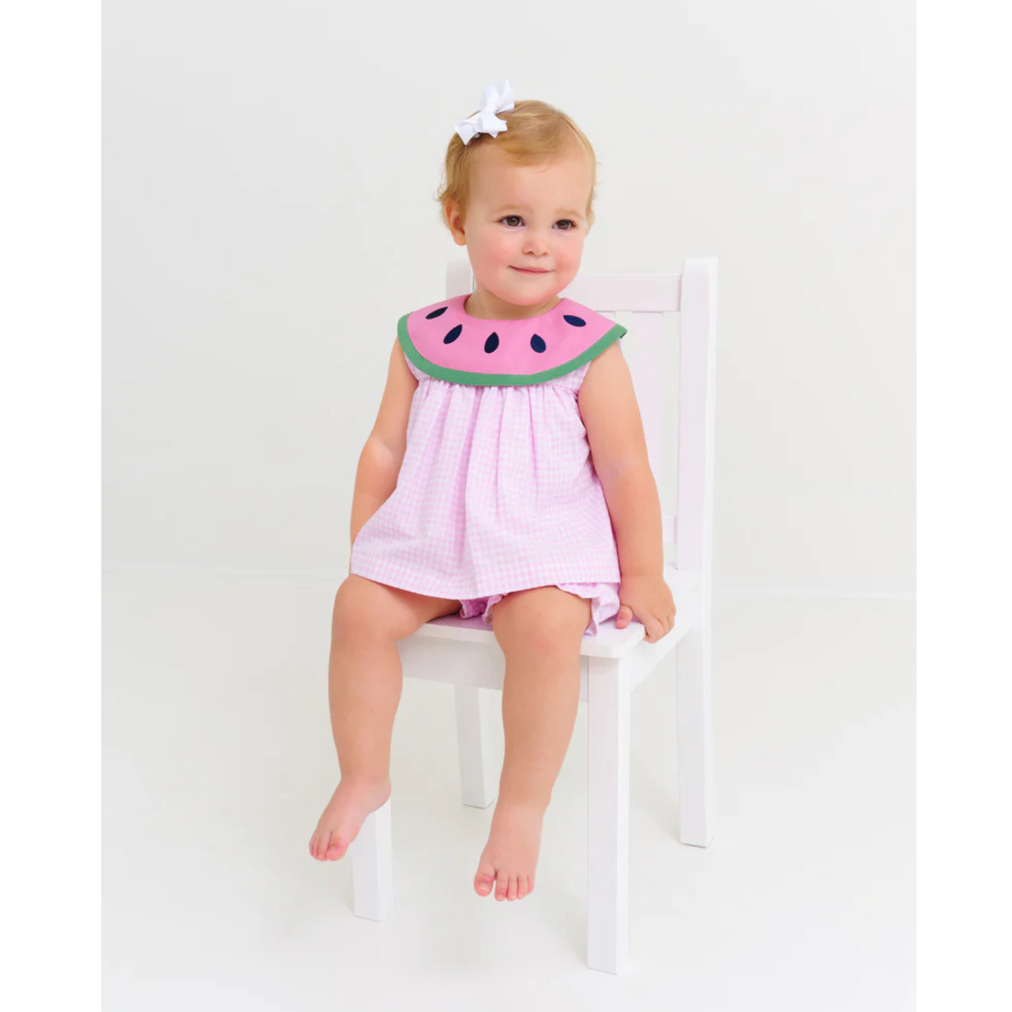 Sleeveless tabithas teachers pet set - watermelon