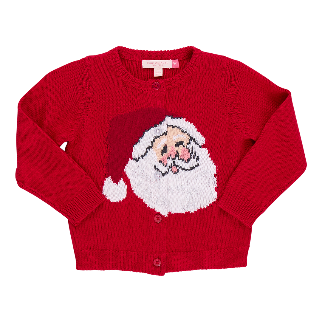 Maude sweater - red Santa