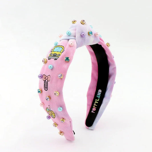 School supplies headband