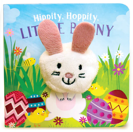 Hippity hoppity little bunny puppet book