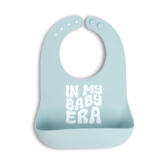 Taylor Swift in my baby era wonder bib - blue