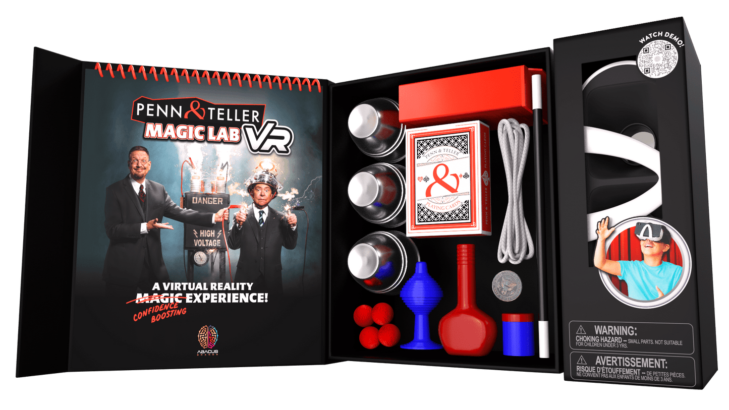 Penn & Teller's VR magic lab experience