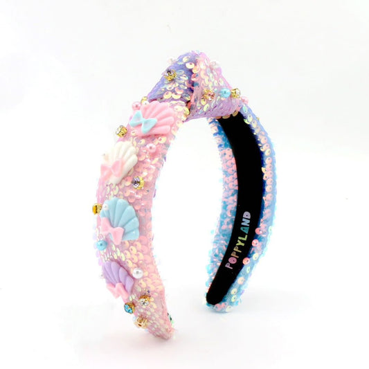Seashell sparkles headband