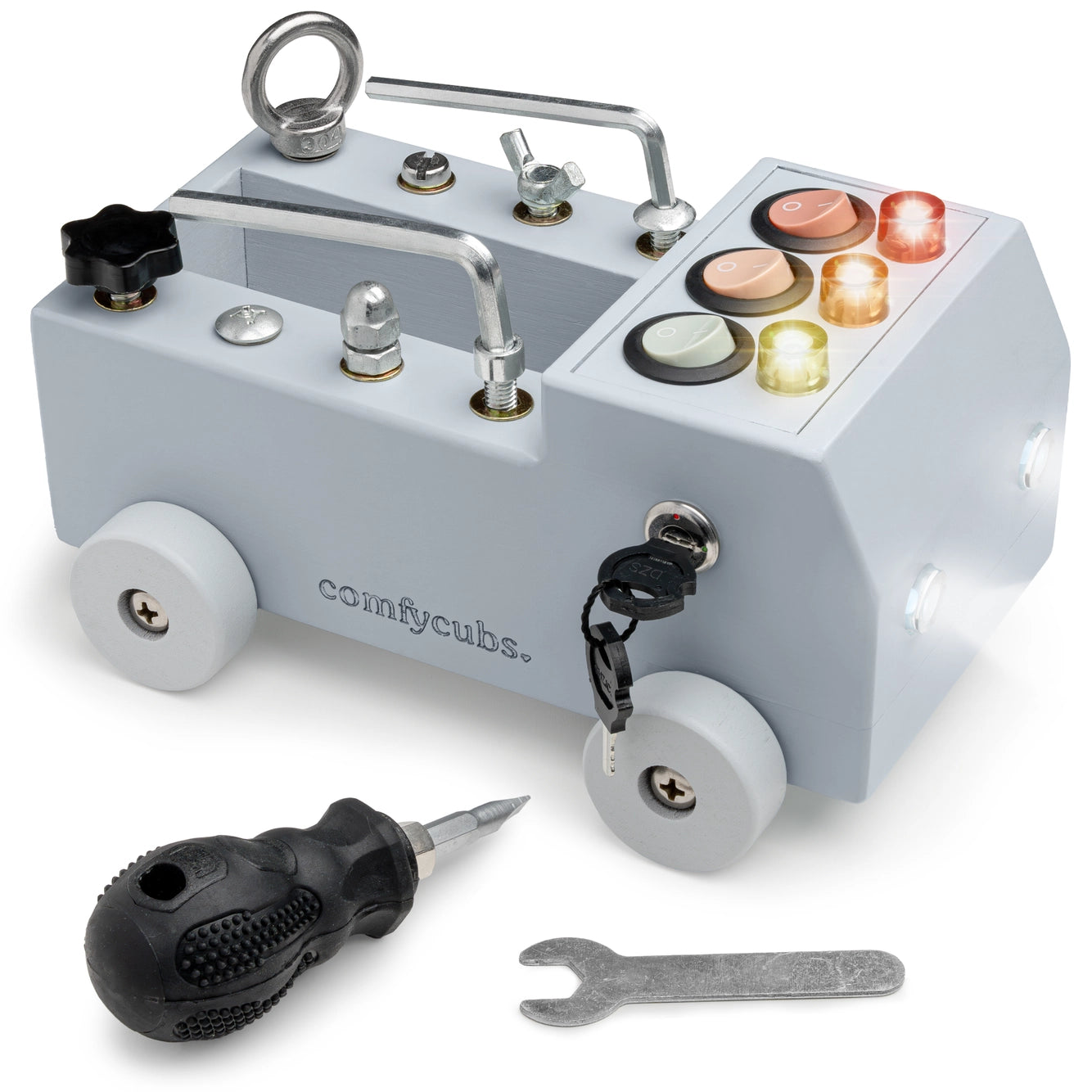 Busy board truck toy set - pacific blue